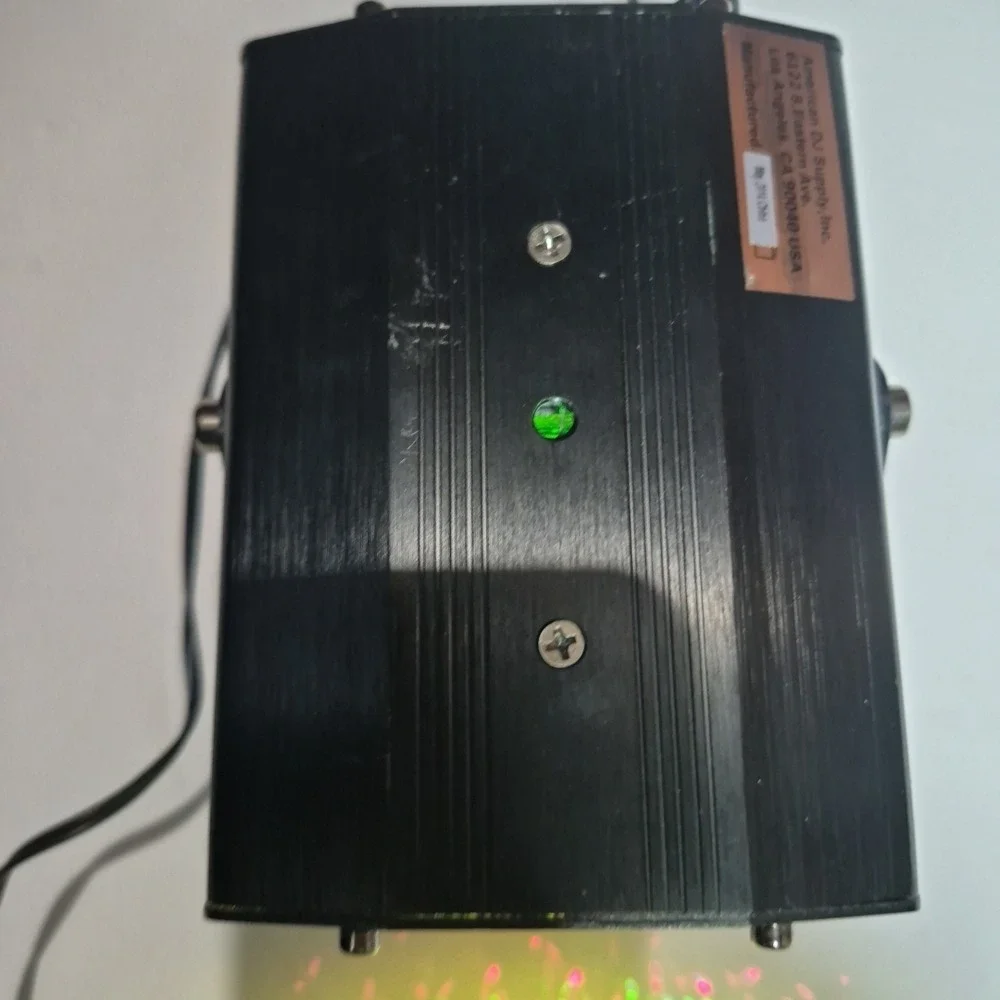 American DJ Micro Galaxian Laser Projector Unisex OS Black Red‎ Green Star